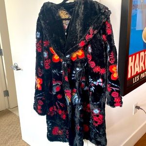 Amazing Biya for Johnny Was faux fur coat